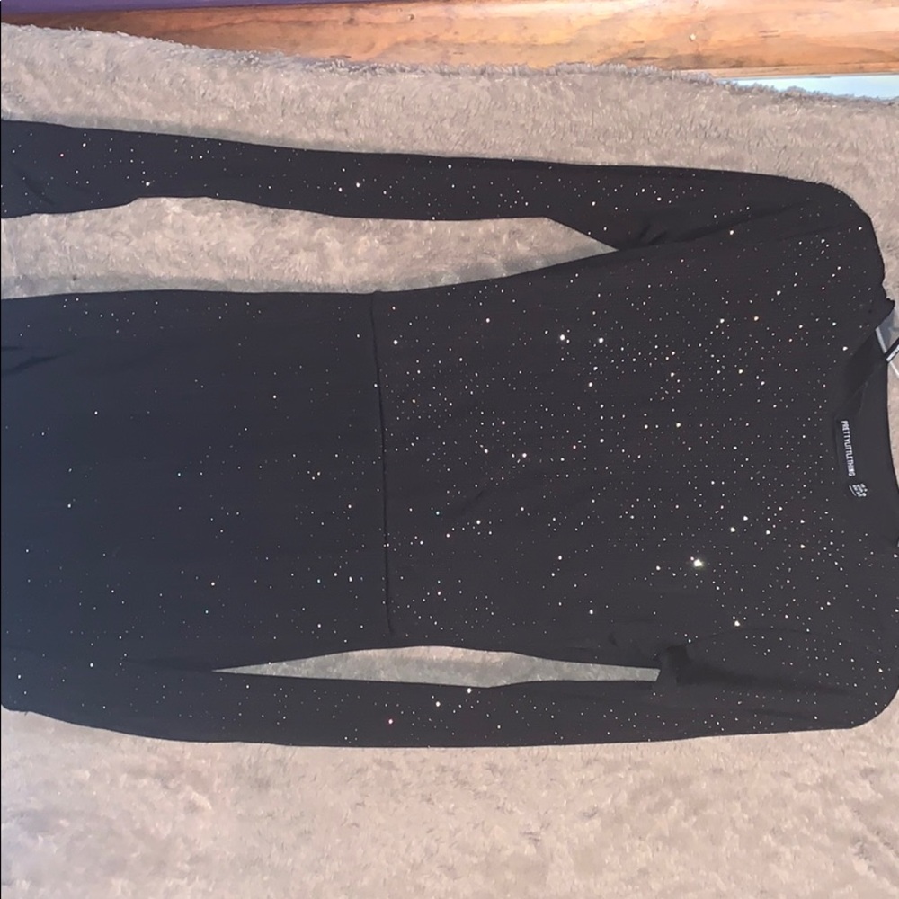 Pretty Little Thing Black Sparkly dress